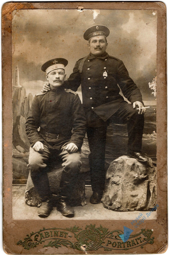 Фотографія. Лоцмани Кузьменко і Драган 